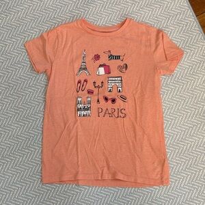 Crewcuts Paris Graphic Tee - Coral